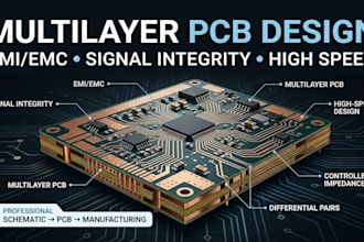 design multilayer pcb with emi emc and signal integrity