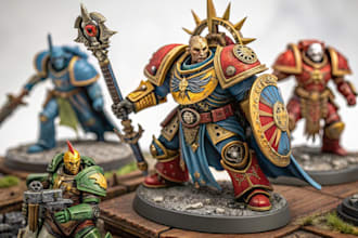 paint your warhammer 40k, sigmar and dnd miniatures