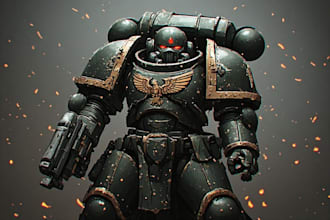 create warhammer 40k art