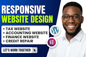 do wordpress tax website design accounting website
