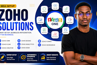 setup zoho crm zoho campaigns zoho flow creator analytics desk forms zoho site