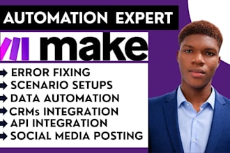 fix make com automation, setup make com, n8n automation, make com, made com