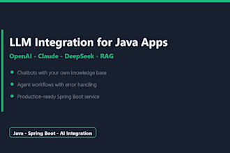 integrate openai, claude or llm apis into your java app