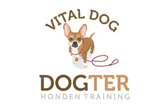 design powerful dog training business logo