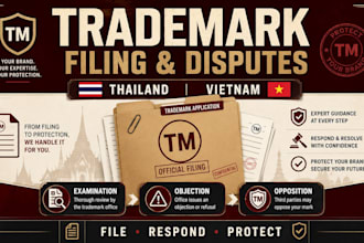 file thailand vietnam trademark examination objection and opposition