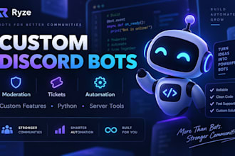 build a custom discord bot with automation and custom features