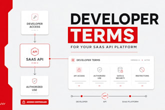 create developer terms for your saas API platform