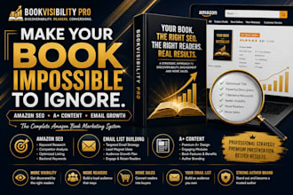 optimize your amazon book SEO, email list and a plus content