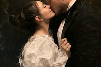 renaissance art oil painting portrait