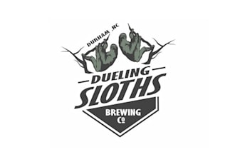 design dueling sloths brewing company logo