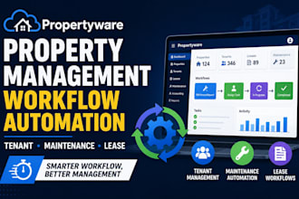 propertyware property management tenant maintenance lease workflow automation