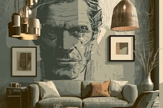 do wall art mural decal doodle art, wallpaper for your