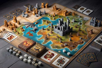 design your board game, card game or tabletop game with rulebook and prototype