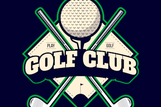 design a professional golf logo for your brand