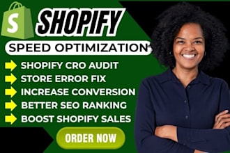 advance shopify store speed optimization store cro page speed to boost sales