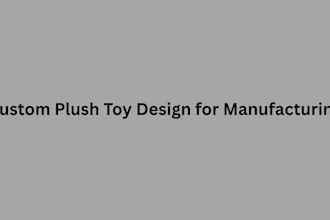 design a custom plush toy for manufacturing