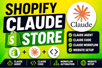 setup shopify claude store claude cowork website claude agent claude code setup