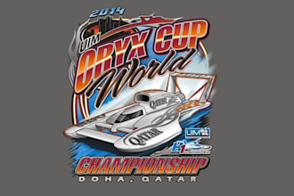 design car racing, boat racing and automotive logo