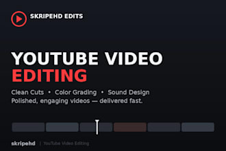 edit your youtube video into a polished, engaging video