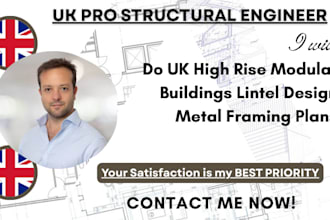 do UK high rise modular buildings lintel design metal framing plans