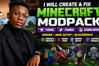 create fix minecraft modpack forge fabric cobblemon server mod setup blockbench