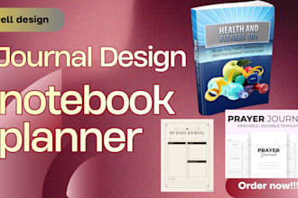 design an aesthetic digital book journal canva notebook planner hyperlinked