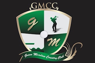 design super bring old golf country club logo