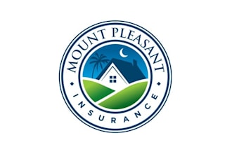 deign unique mount pleasant insurance logo