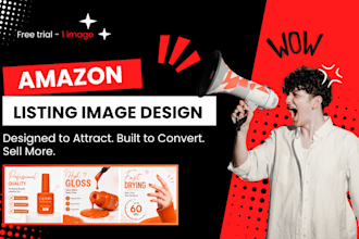 design amazon listing images, amazon infographic and product images