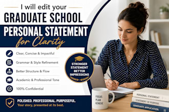 edit your graduate school personal statement for clarity