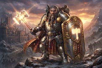 draw your rpg game character design