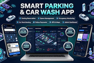 build parking reservation app space management occupancy monitoring car wash app