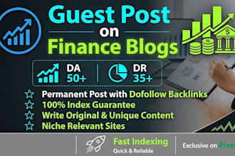 get premium finance guest post backlinks