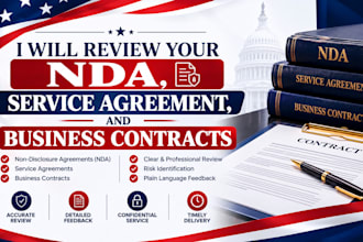 review your nda, service agreement, and business contracts