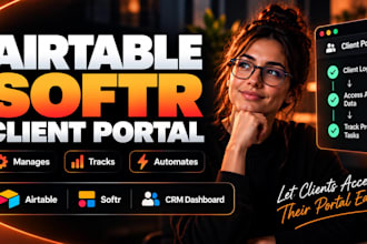setup airtable database airtable softr client portal crm dashboard or automation