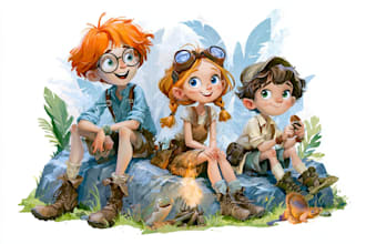 children book illustration and children book illustration