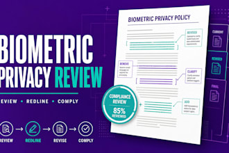 review and redline your biometric privacy documents for compliance