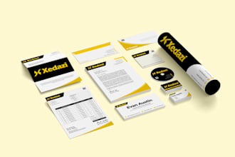 design professional stationary, letterhead, business cards