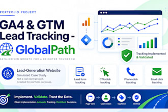 set up ga4 and GTM lead tracking for your website