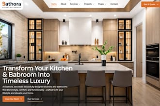 build wix home remodeling website bathroom renovation home improvement website