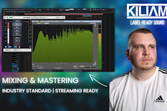 mix and master your track to industry standard