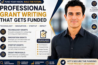 write innovation grants technology grants startup grants grant proposals