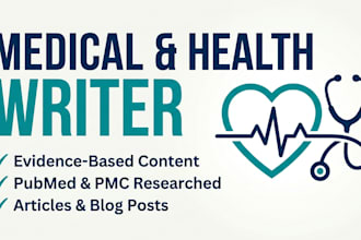 write clear and evidence based medical articles