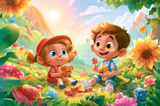 children book illustration and children book illustration