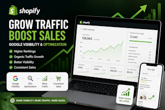 shopify google traffic growth visibility sales optimization