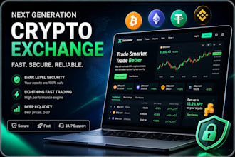 build crypto exchange website, p2p exchange wallet app, crypto blockchain
