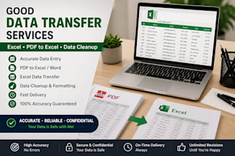 do data entry and data transfer work accurately