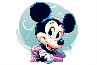 do disney cartoon portrait