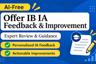 offer ib ia feedback and improvements