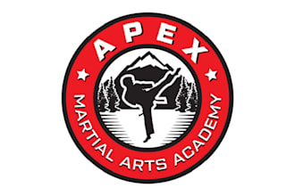 create graceful and fantastic martial arts logo design